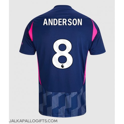 Nottingham Forest Elliot Anderson #8 Vieraspaita 2024-25 Lyhythihainen